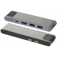 Хаб Baseus Thunderbolt C+Pro Seven-in-one Smart HUB Docking Station Grey