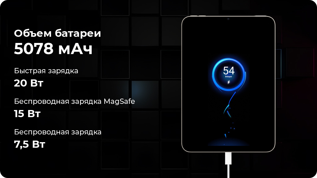 Планшет Apple iPad mini (2024) Wifi+Cellular 128Gb Серый