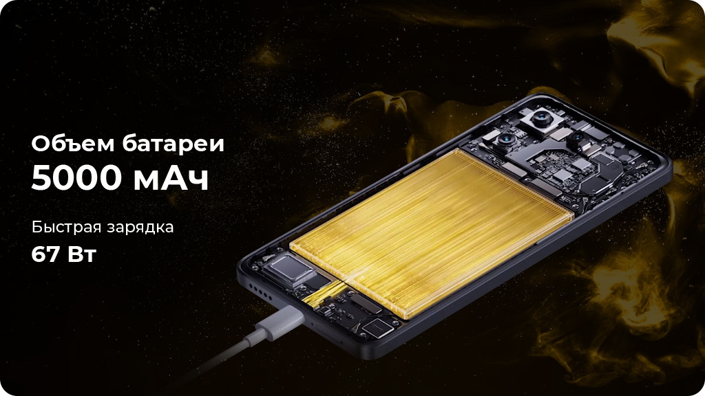 Xiaomi Poco X6 Pro 5G 8/256Gb РСТ Черный